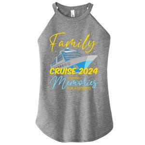 Family Cruise 2024 Sailing Cruising Vacation 2024 Women's Perfect Tri Rocker Tank