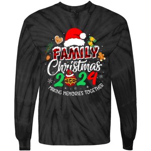 Family Christmas 2024 Making Memories Together Matching Family Tie-Dye Long Sleeve Shirt