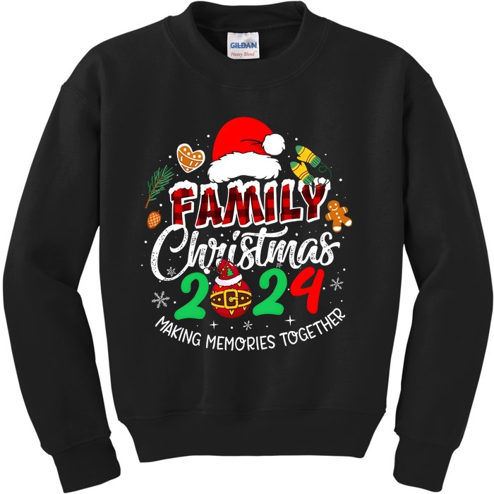 Family Christmas 2024 Making Memories Together Matching Family Kids Sweatshirt