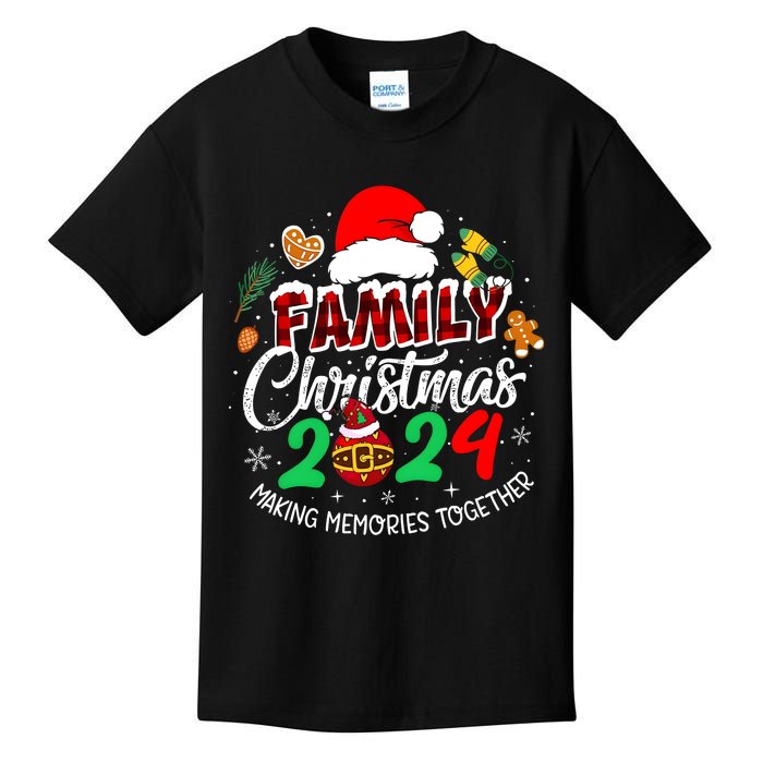 Family Christmas 2024 Making Memories Together Matching Family Kids T-Shirt