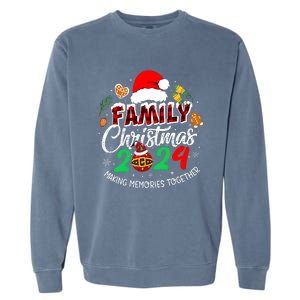 Family Christmas 2024 Making Memories Together Matching Family Garment-Dyed Sweatshirt