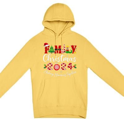 Family Christmas 2024 Making Memories Together Matching Family Premium Pullover Hoodie