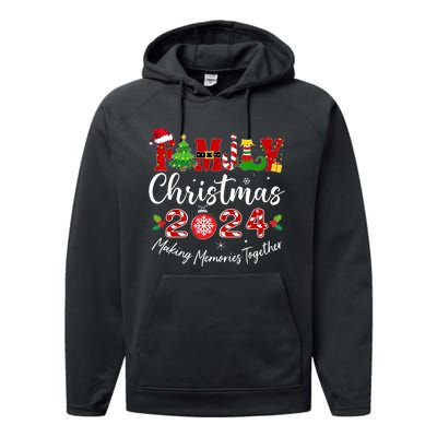 Family Christmas 2024 Making Memories Together Matching Family Performance Fleece Hoodie