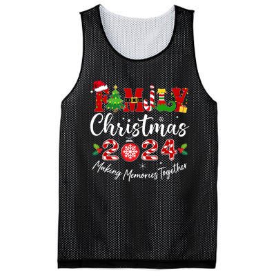 Family Christmas 2024 Making Memories Together Matching Family Mesh Reversible Basketball Jersey Tank