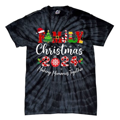 Family Christmas 2024 Making Memories Together Matching Family Tie-Dye T-Shirt