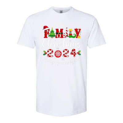 Family Christmas 2024 Making Memories Together Matching Family Softstyle® CVC T-Shirt