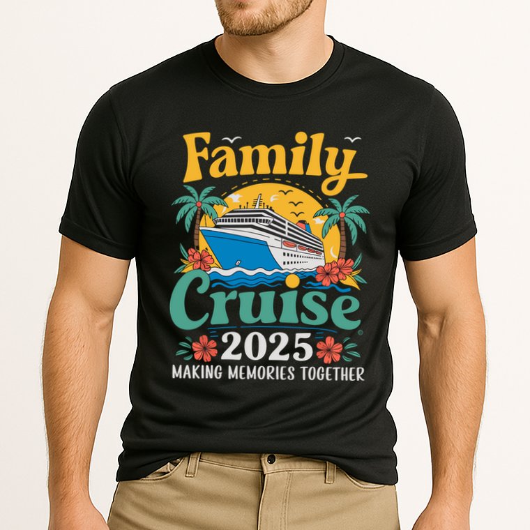 Family Cruise 2025 Vacation Trip Family Matching Cruise Ship Cooling Performance Crew T-Shirt