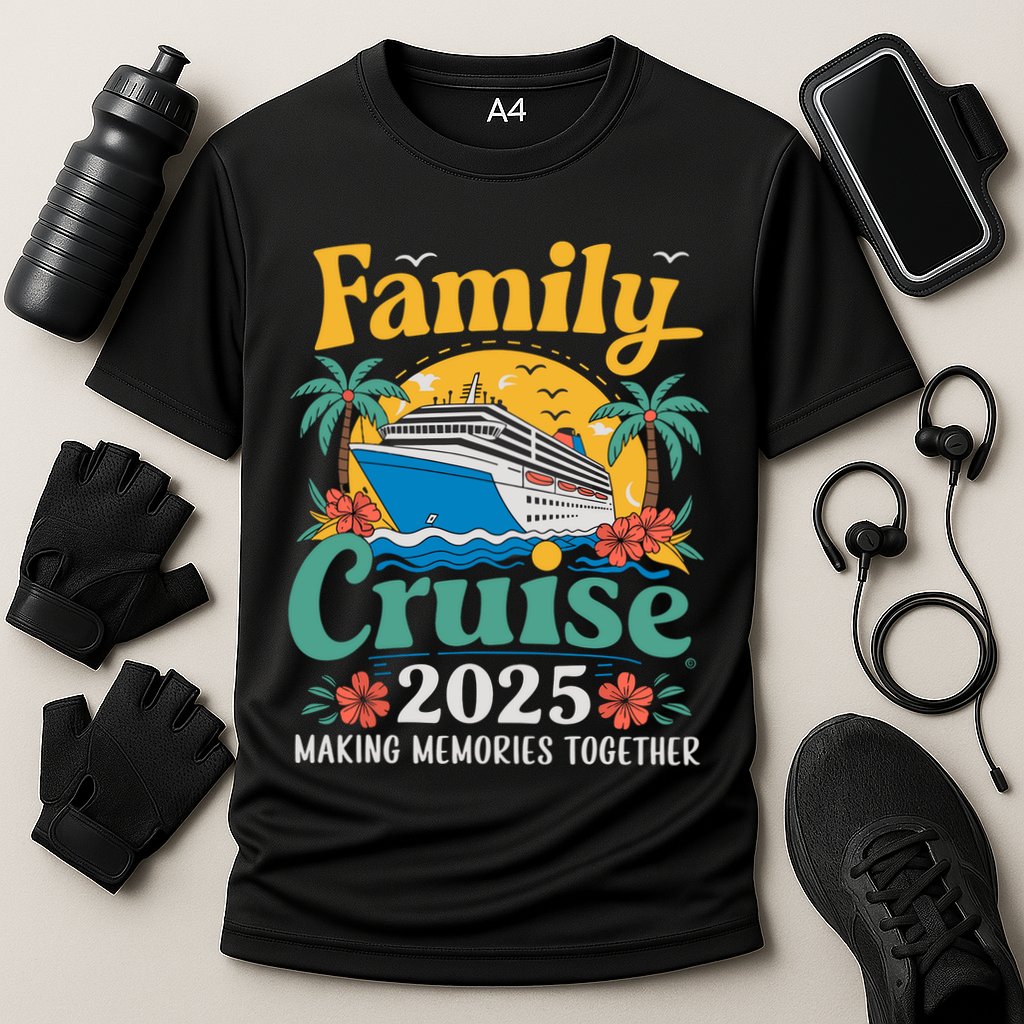 Family Cruise 2025 Vacation Trip Family Matching Cruise Ship Cooling Performance Crew T-Shirt