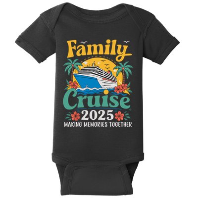 Family Cruise 2025 Vacation Trip Family Matching Cruise Ship Baby Bodysuit