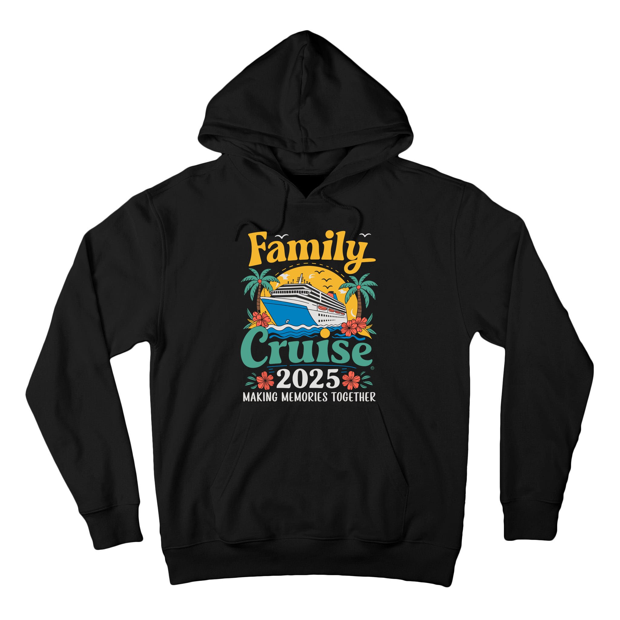 Family Cruise 2025 Vacation Trip Family Matching Cruise Ship Tall Hoodie
