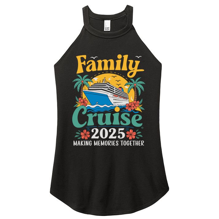 Family Cruise 2025 Vacation Trip Family Matching Cruise Ship Women's Perfect Tri Rocker Tank