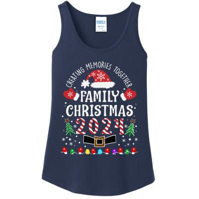 Family Christmas 2024 Creating Memories Together Ladies Essential Tank