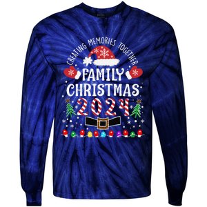 Family Christmas 2024 Creating Memories Together Tie-Dye Long Sleeve Shirt