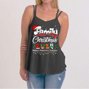 Family Christmas 2024 Matching Outfit Xmas Squad Santa Women's Strappy Tank