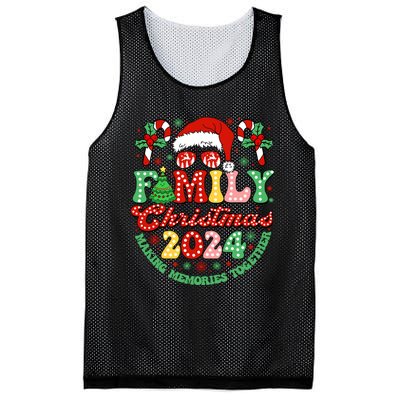 Family Christmas 2024 Christmas Squad Xmas Matching Pajamas Mesh Reversible Basketball Jersey Tank