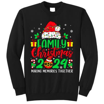 Family Christmas 2024 Christmas Squad Xmas Matching Pajamas Tall Sweatshirt