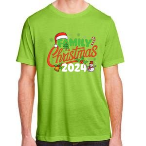 Family Christmas 2024 Xmas Christmas Squad Adult ChromaSoft Performance T-Shirt