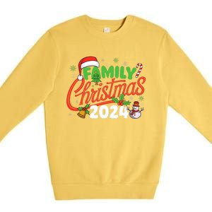 Family Christmas 2024 Xmas Christmas Squad Premium Crewneck Sweatshirt