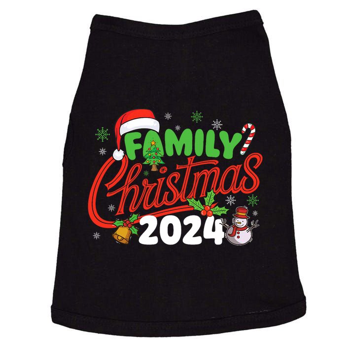 Family Christmas 2024 Xmas Christmas Squad Doggie Tank