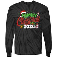 Family Christmas 2024 Xmas Christmas Squad Tie-Dye Long Sleeve Shirt