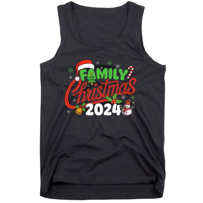 Family Christmas 2024 Xmas Christmas Squad Tank Top