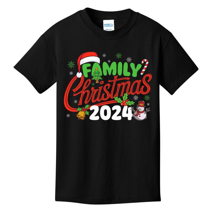 Family Christmas 2024 Xmas Christmas Squad Kids T-Shirt