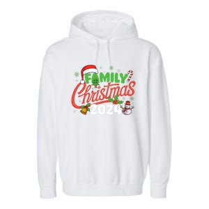 Family Christmas 2024 Xmas Christmas Squad Garment-Dyed Fleece Hoodie