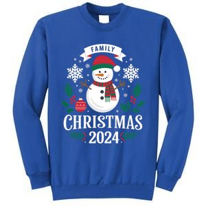 Family Christmas 2024 Snow Holiday Gathering Snowflakes Gift Sweatshirt