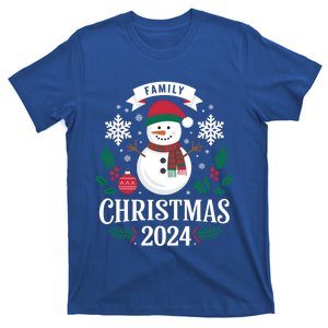 Family Christmas 2024 Snow Holiday Gathering Snowflakes Gift T-Shirt