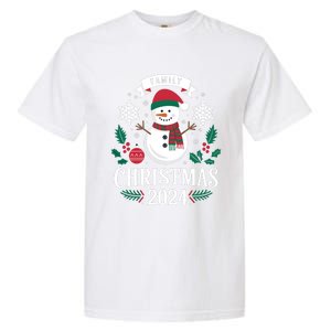 Family Christmas 2024 Snow Holiday Gathering Snowflakes Gift Garment-Dyed Heavyweight T-Shirt