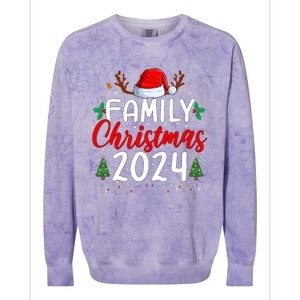 Family Christmas 2024 Matching Family Christmas Xmas Squad Colorblast Crewneck Sweatshirt