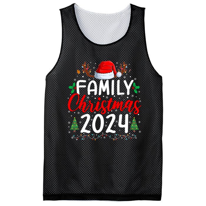 Family Christmas 2024 Matching Family Christmas Xmas Squad Mesh Reversible Basketball Jersey Tank