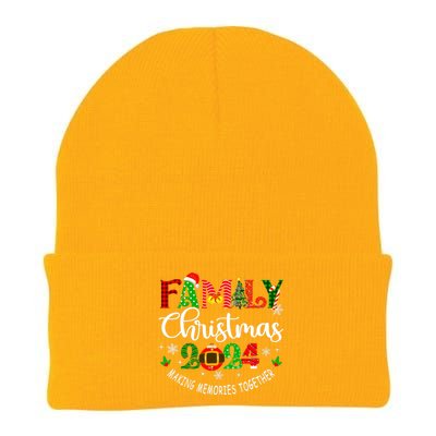 Family Christmas 2024 Matching Outfit Xmas Squad Santa Group Knit Cap Winter Beanie