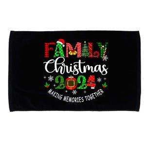 Family Christmas 2024 Matching Outfit Xmas Squad Santa Group Microfiber Hand Towel