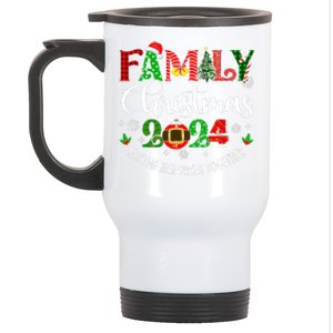 Family Christmas 2024 Matching Outfit Xmas Squad Santa Group Stainless Steel Travel Mug