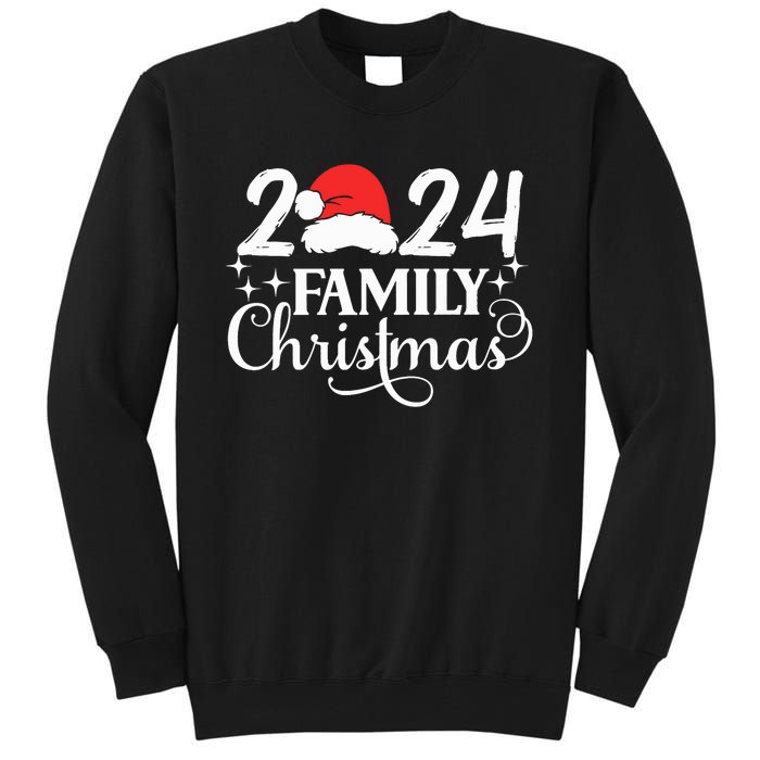 Family Christmas 2024 Matching Outfit Xmas Squad Santa Group Tall Sweatshirt