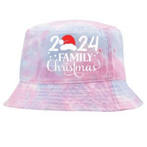 Family Christmas 2024 Matching Outfit Xmas Squad Santa Group Tie-Dyed Bucket Hat