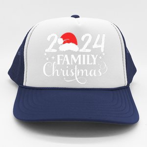 Family Christmas 2024 Matching Outfit Xmas Squad Santa Group Trucker Hat