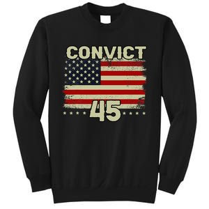 Funny Convict 45 No One Is Above The Law American Us Flag Sweatshirt