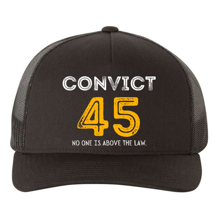 Funny Convict 45 Yupoong Adult 5-Panel Trucker Hat