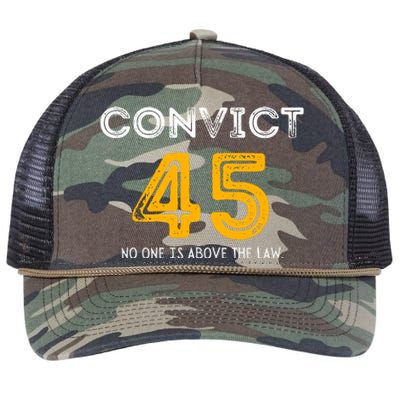 Funny Convict 45 Retro Rope Trucker Hat Cap