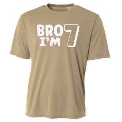 Funny Cute 7th Birthday Bro Im 7 Year Old Seven Seventh Cooling Performance Crew T-Shirt