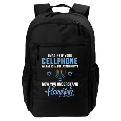 Funny cellphone 8 days understand jewish Hanukkah Chanukah   Backpack