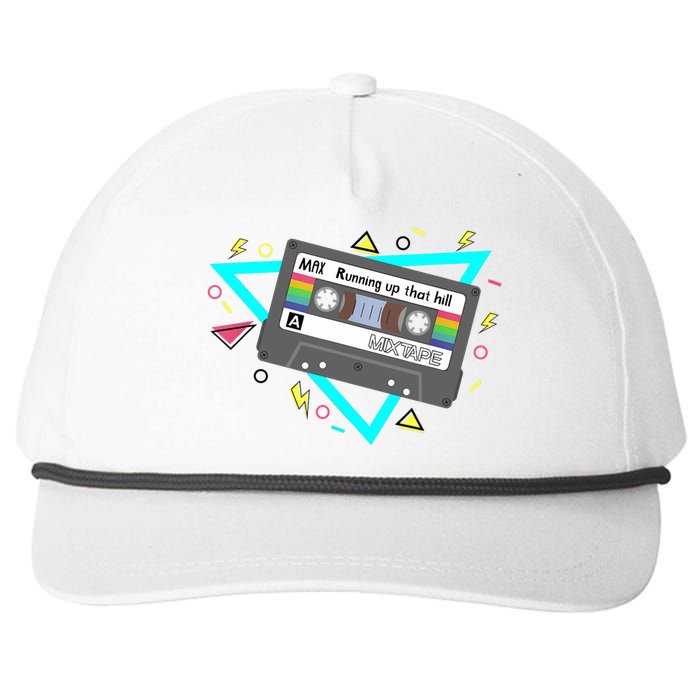 Funny Cute 80s Max's Mix Running Up That Hill Workout Lover Snapback Five-Panel Rope Hat