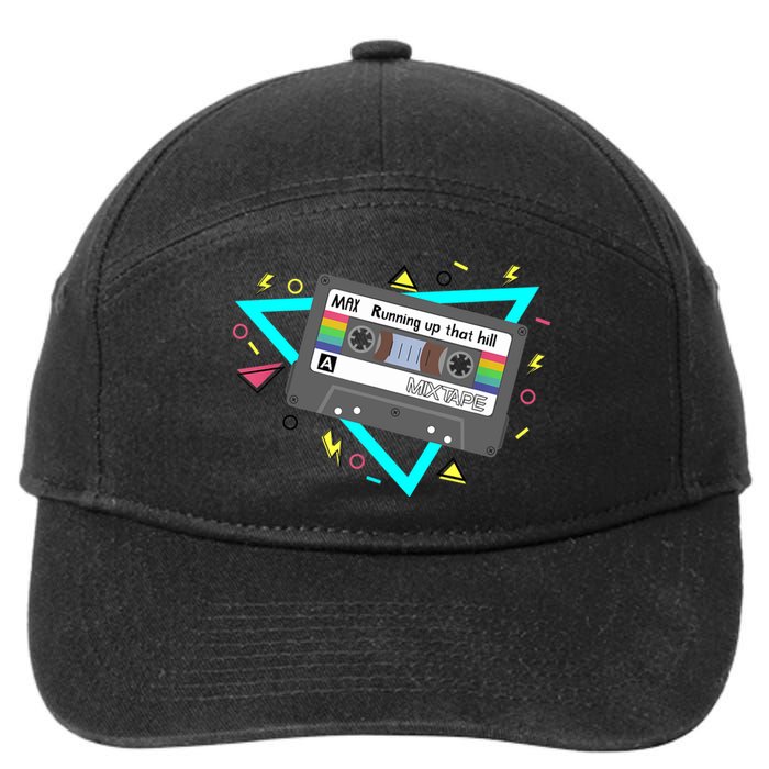 Funny Cute 80s Max's Mix Running Up That Hill Workout Lover 7-Panel Snapback Hat