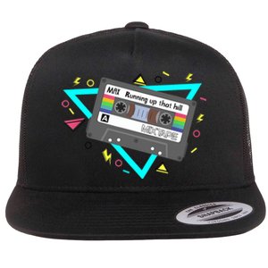 Funny Cute 80s Max's Mix Running Up That Hill Workout Lover Flat Bill Trucker Hat