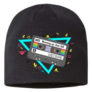 Funny Cute 80s Max's Mix Running Up That Hill Workout Lover Sustainable Beanie