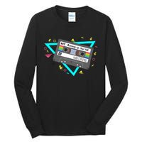 Funny Cute 80s Max's Mix Running Up That Hill Workout Lover Tall Long Sleeve T-Shirt