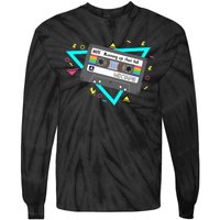 Funny Cute 80s Max's Mix Running Up That Hill Workout Lover Tie-Dye Long Sleeve Shirt