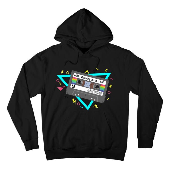 Funny Cute 80s Max's Mix Running Up That Hill Workout Lover Tall Hoodie